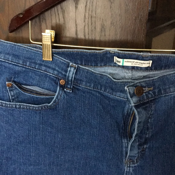 Lee jeans 18w petit relaxed straight leg mom jeans - Picture 2 of 6